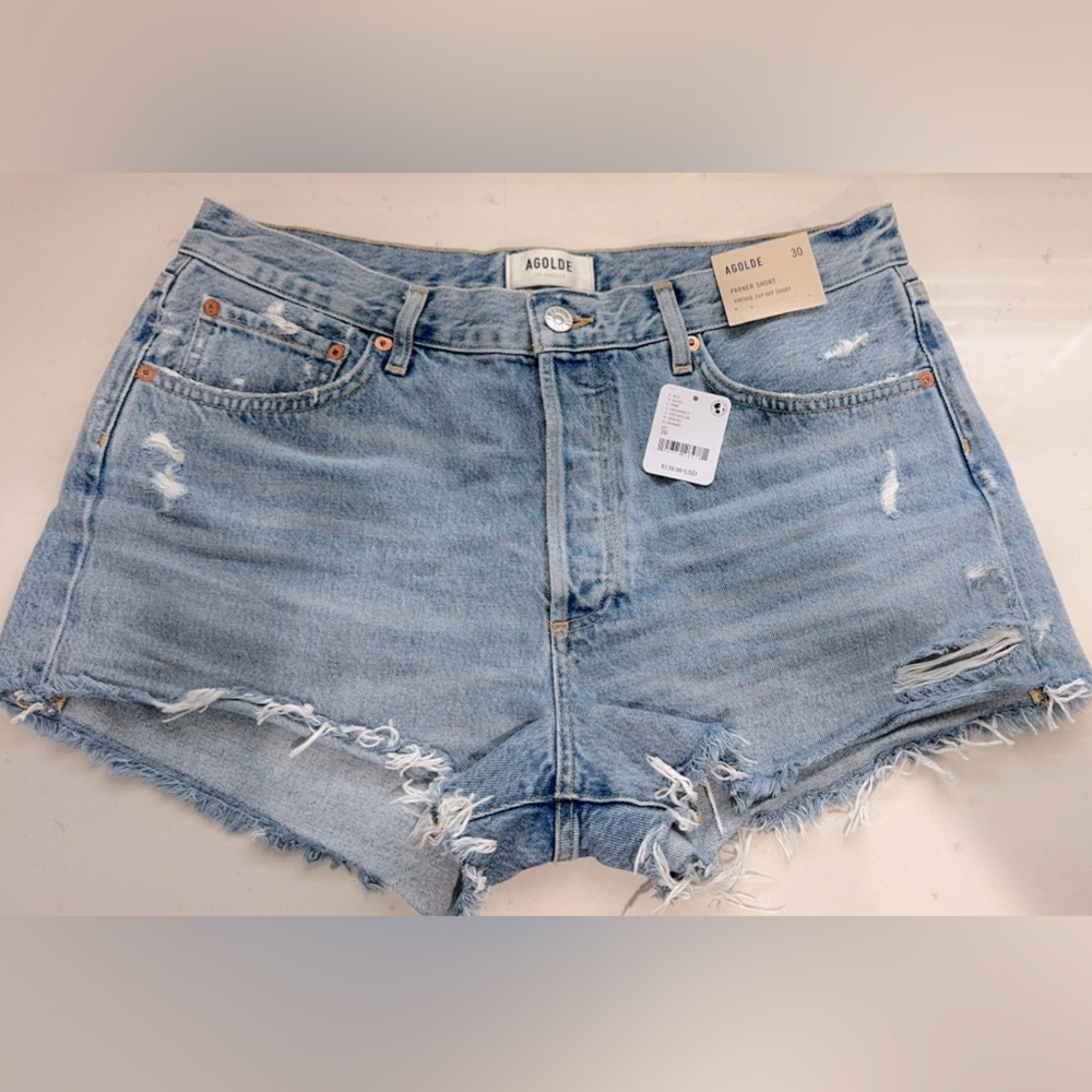 Agolde Parker Vintage Cut Off Shorts size 30/10